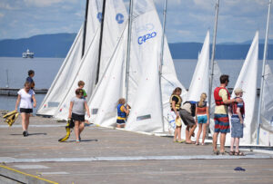 Students and instructors at the Community Sailing Center. burlington-community-sailing-center