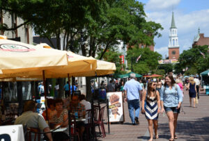 There is plenty to do downtown. burlington-downtown