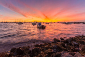 plymouth-harbor-sunset