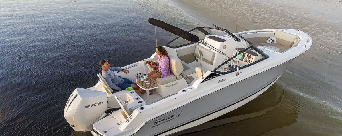 boston-whaler-210-vantage-anchored