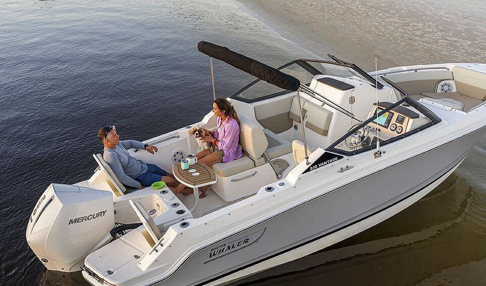 boston-whaler-210-vantage-anchored