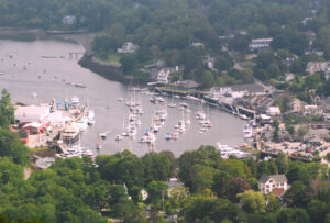 Nearby Mount Battie offers amazing views of Camden Harbor and, on a clear day, Acadia National Park. Photo/Tom Richardson camden-tr-full-harbor-view