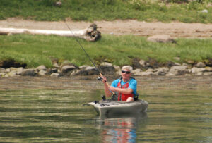 Tom Richardson is always looking for a great catch. Photo/NEB milford-nebtv-tom-richardson-fishing