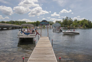 Someone is in a big rush to get to the market.d winnisquam-nh-kb-deli-jump