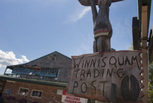 Veteran Winnisquamers will recognize this sign belonging to the original Winnisquam Trading Post, now the Market and Deli. winnisquam-nh-kb-trading-post