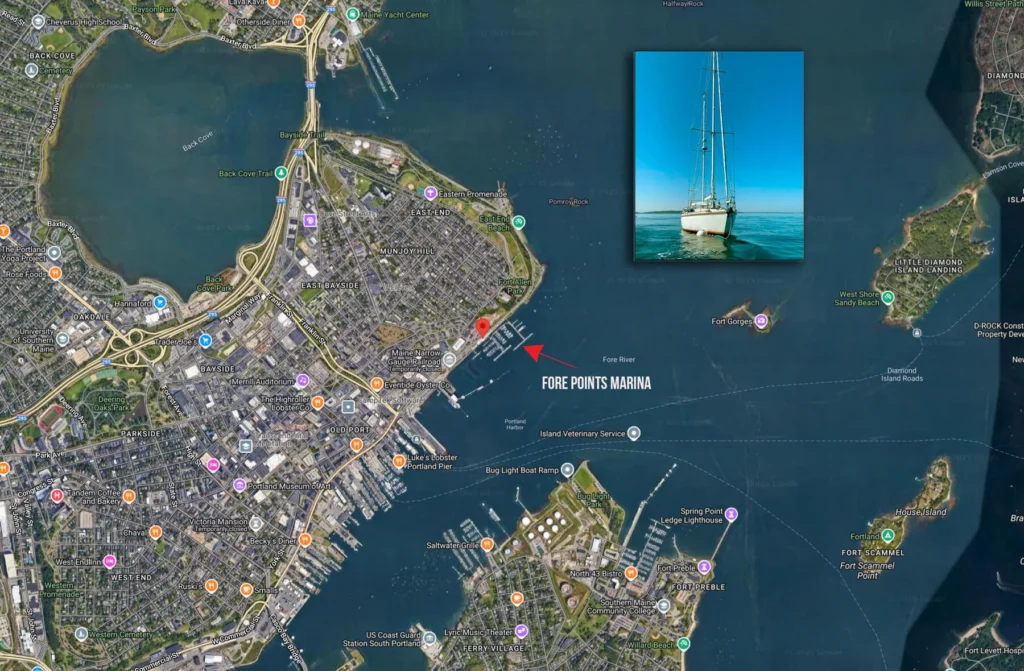 Sailboat Stolen from South Portland Marina