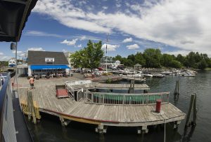 The Wolfeboro docks provide easy access to boaters. wolfeborough-kb-docks