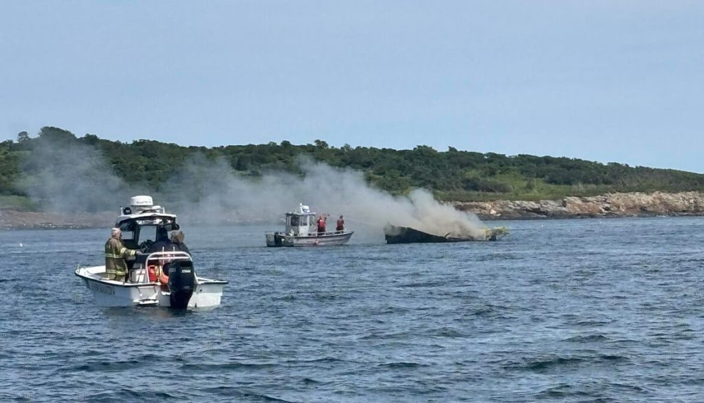 Man And Dog Rescued After Maine Boat Explosion