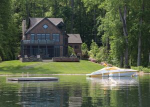 There are many beautiful homes on the lakes. litchfield-lakes-cd-lakeside-home