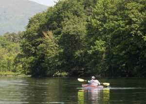 There are many areas to explore for paddlers. litchfield-lakes-cd-paddler