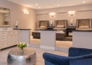 Treatment area photo courtesy of Bar Harbor Inn. luxurious-spas-bar-harbor-inn-manicure-room