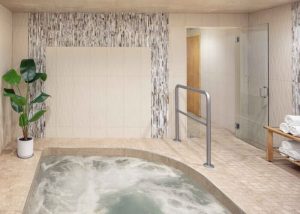 Guests can enjoy the jacuzzi. Photo courtesy The Regency Spa. luxurious-spas-portland-regency-jacuzzi