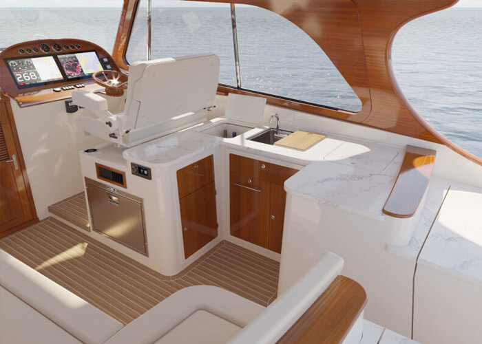 hinckley-picnic-boat-39-galley-helm