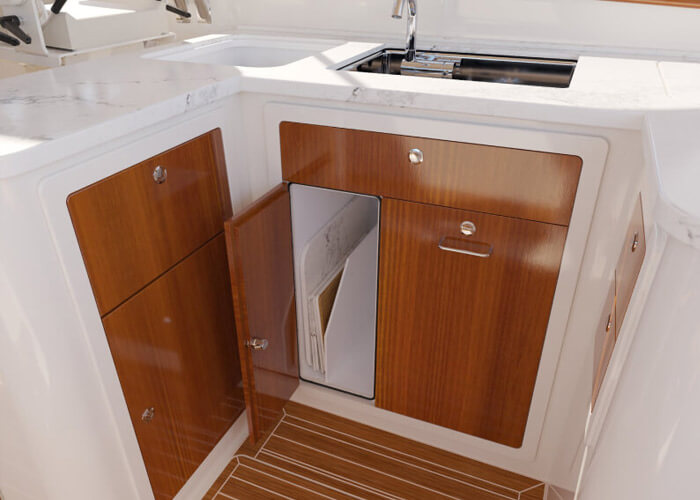 hinckley-picnic-boat-39-storage-galley