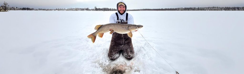 Vermont Ice Fisherman Catches Huge Pike